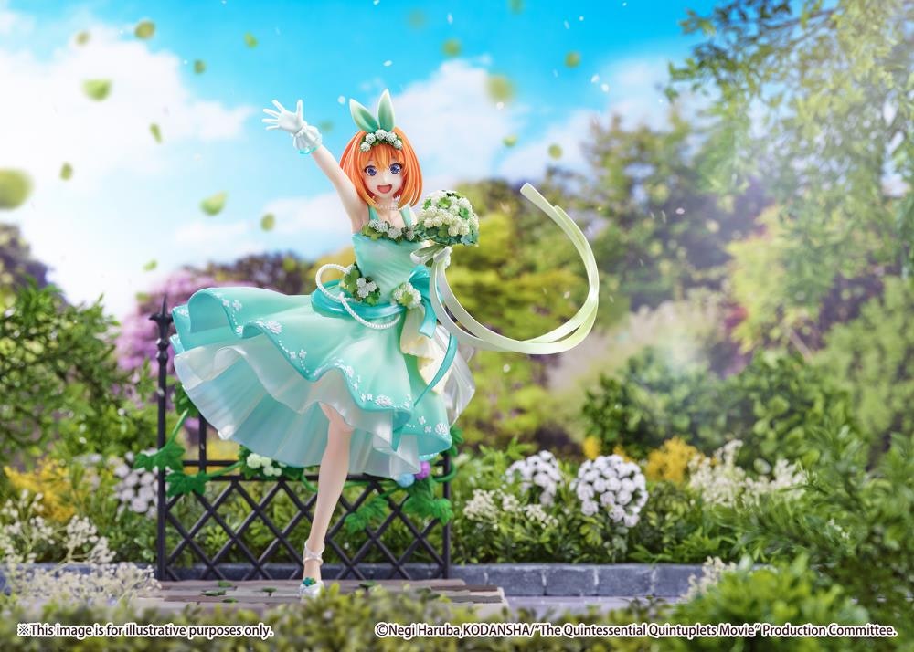 The Quintessential Quintuplets Yotsuba Nakano (Floral Dress Ver.) Shibuya Scramble Figure