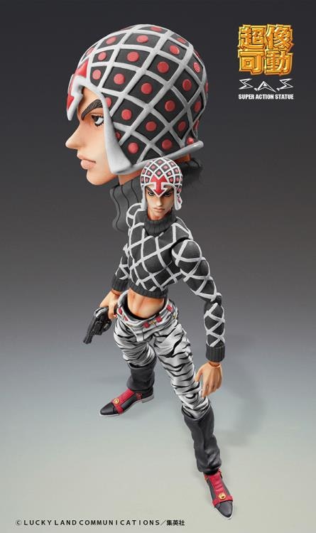 JoJo's Bizarre Adventure Super Action Statue Guido Mista & S-P (Black Ver.)