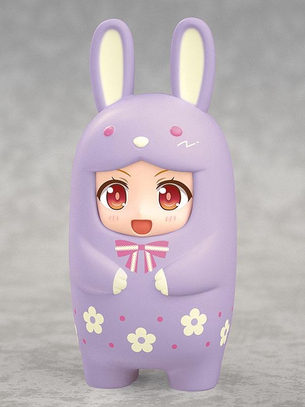 Nendoroid More Kigurumi Purple Bunny Happiness Face Parts Case