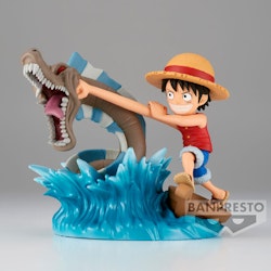 One Piece World Collectable Figure Log Stories Monkey D. Luffy vs Local Sea Monster