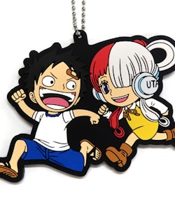 One Piece Ichibansho Film Red Rubber Key Chain Mascot (B)