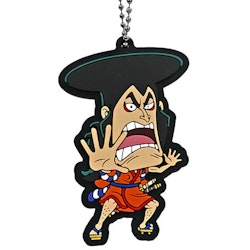 One Piece Ichibansho The Nine Red Scabbards is Here Rubber Key Chain Mascot (D)