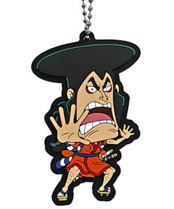 One Piece Ichibansho The Nine Red Scabbards is Here Rubber Key Chain Mascot (D)