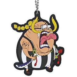 One Piece Ichibansho The Nine Red Scabbards is Here Rubber Key Chain Mascot (E)
