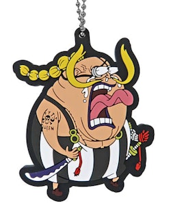 One Piece Ichibansho The Nine Red Scabbards is Here Rubber Key Chain Mascot (E)