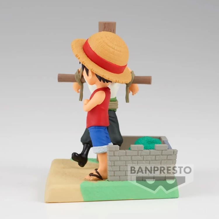 One Piece World Collectable Figure Log Stories Monkey D. Luffy and Roronoa Zoro