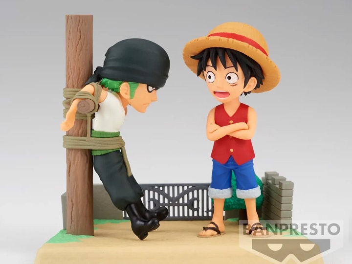 One Piece World Collectable Figure Log Stories Monkey D. Luffy and Roronoa Zoro