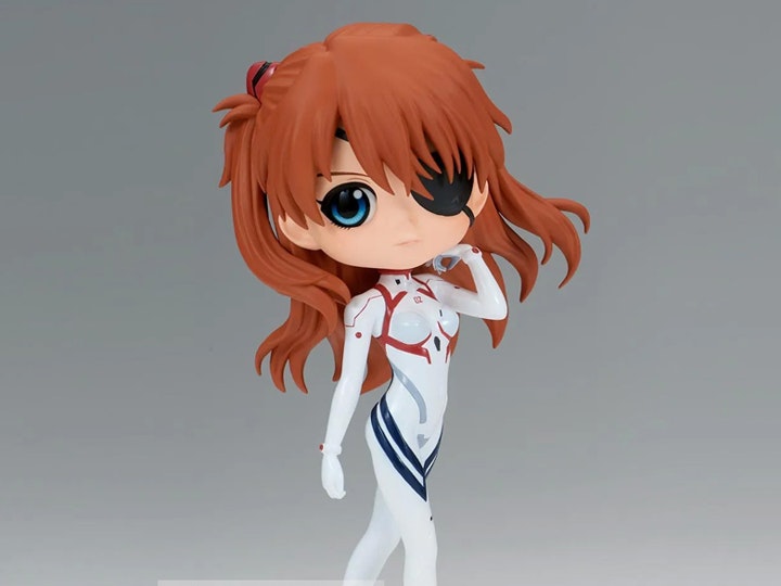 Rebuild of Evangelion Q Posket Asuka Shikinami Langley (Ver. A) White Plugsuit Style