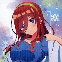 The Quintessential Quintuplets Ichibansho Miku Nakano Mini Canvas Board