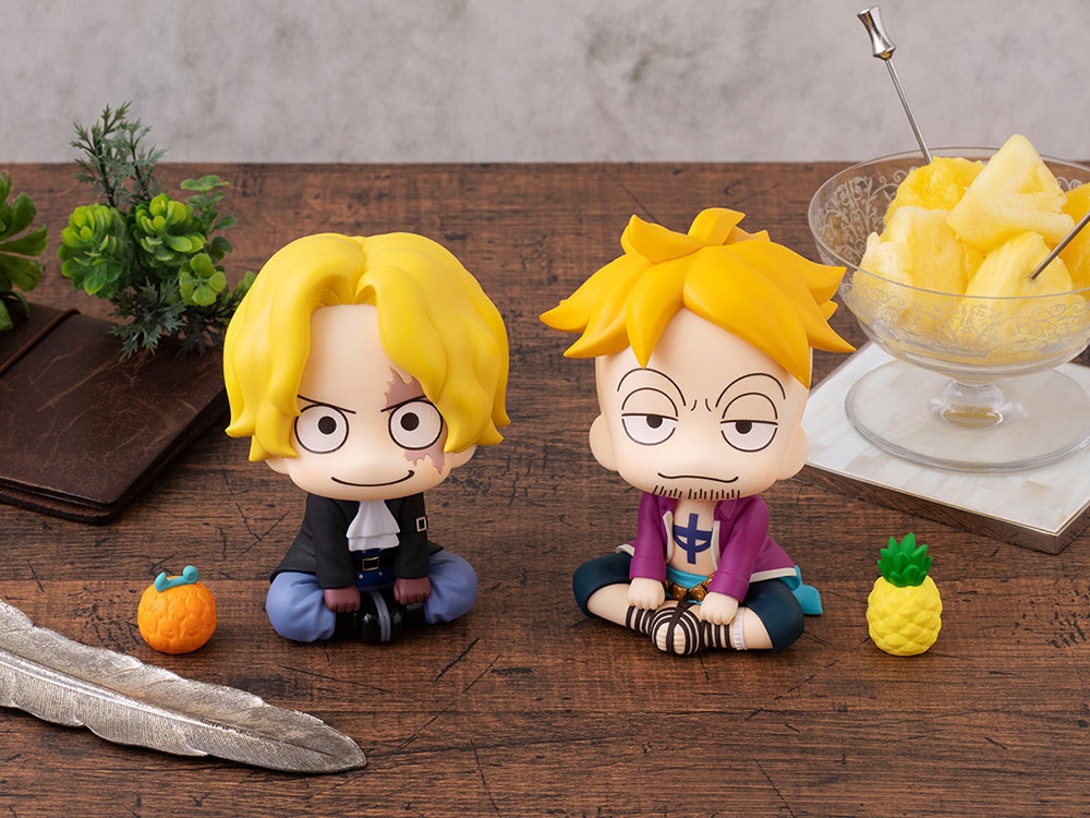 One Piece Look Up Series Sabo & Marco Set with Gift