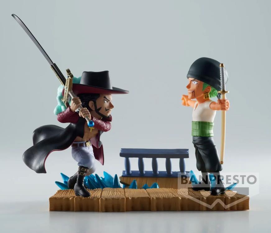 One Piece World Collectable Figure Log Stories Roronoa Zoro vs. Dracule Mihawk
