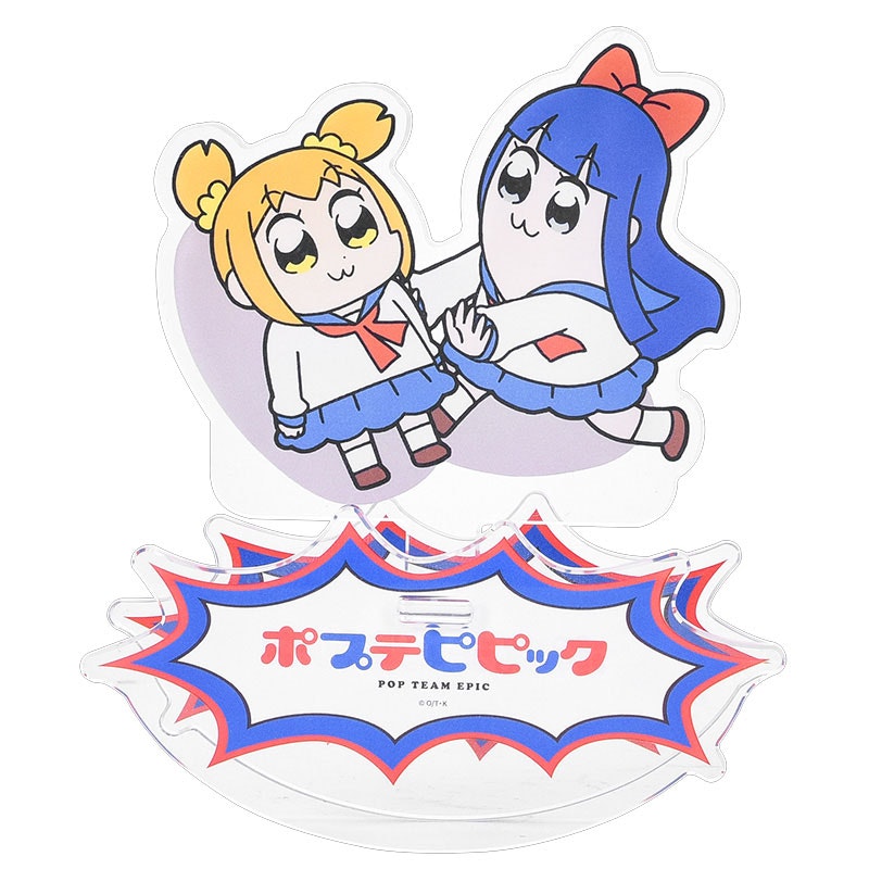 Pop Team Epic GoodSmile Moment Rocking Acrylic Stand Popuko & Pipmi