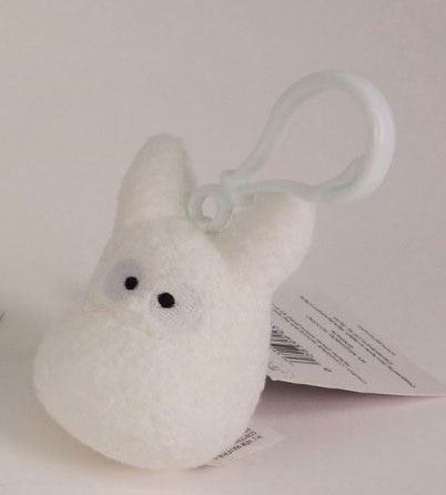 Studio Ghibli My Neighbor Totoro Plush Backpack Clip Totoro White