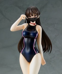 Mishiranu Joshikousei ni Kankinsareta Mangaka no Hanashi Konata Competitive Swimsuit & Cat Lingerie Costume Set