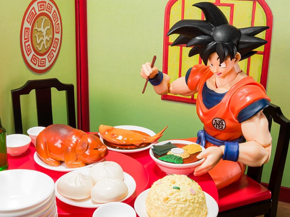 Dragon Ball Z S.H.Figuarts Goku Eating Scene Set (Rerelease)