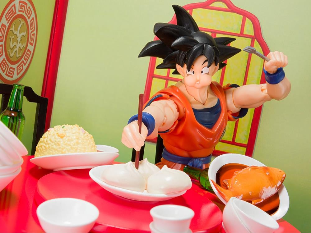 Dragon Ball Z S.H.Figuarts Goku Eating Scene Set (Rerelease)