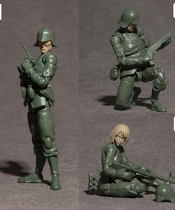 Mobile Suit Gundam G.M.G. Professional Principality of Zeon Army Soldier 1/18 Scale Set of 3 Figures