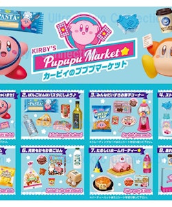 Kirby Pupupu Market Boxed Set of 8 Accessory Sets