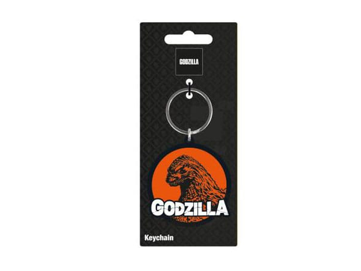 Godzilla Rubber Keychain Mean
