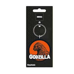 Godzilla Rubber Keychain Mean