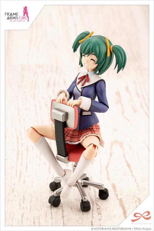 Frame Arms Girl Sousai Shojo Teien Wakaba Girls' High School Winter Clothes Bukiko Kotobuki (Modeler's Edition) 1/10 Scale Model Kit