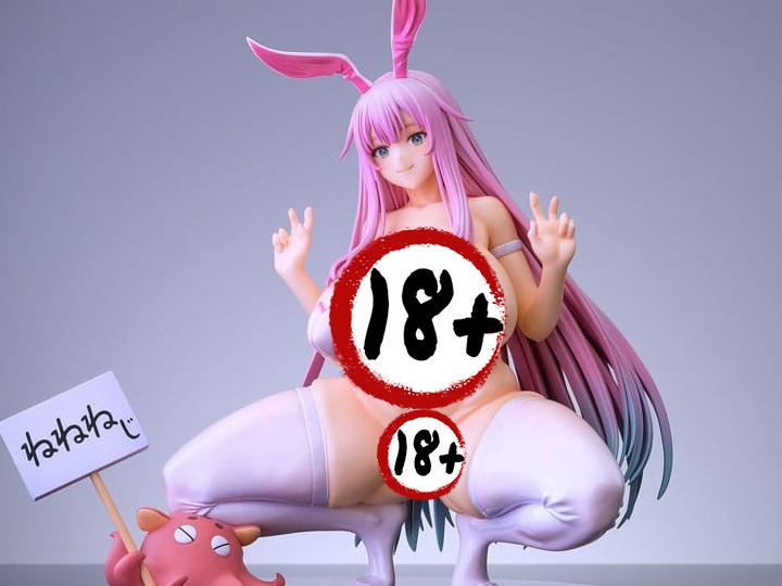 【18+】Original Character NeneneG Design Pink Hair-chan