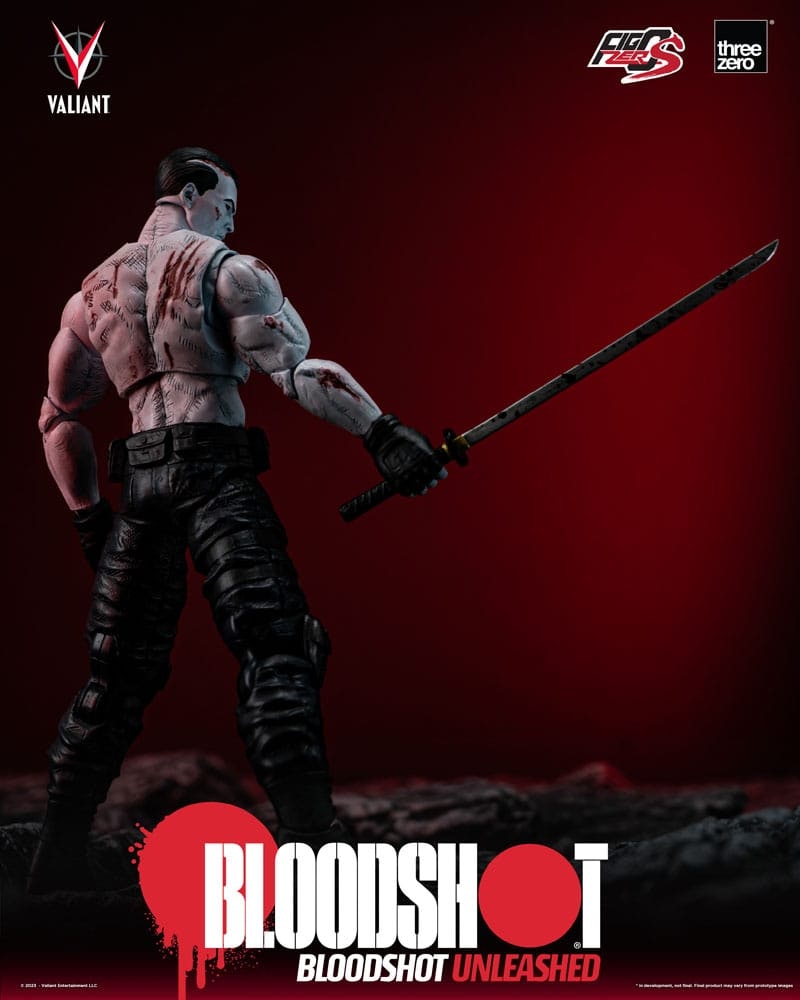 Valiant Comics FigZero S Bloodshot Unleashed