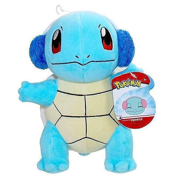 Pokémon Plush Figure Winter Squirtle with Ear Muffs