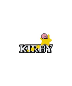 Kirby Mini Kirby & Words Display
