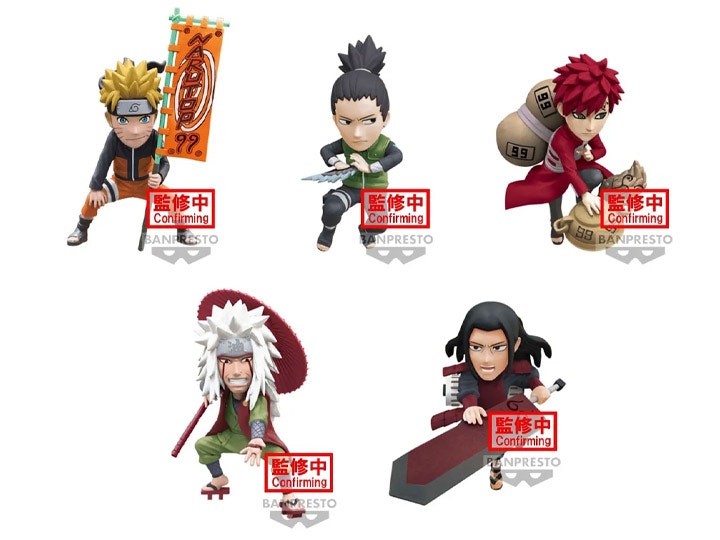 Naruto Shippuden WCF Narutop99 Vol.1 Set of 5 Figures