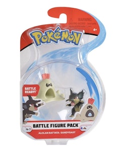 Pokémon Battle Figure Set Figure 2-Pack Alolan Rattata & Sandygast