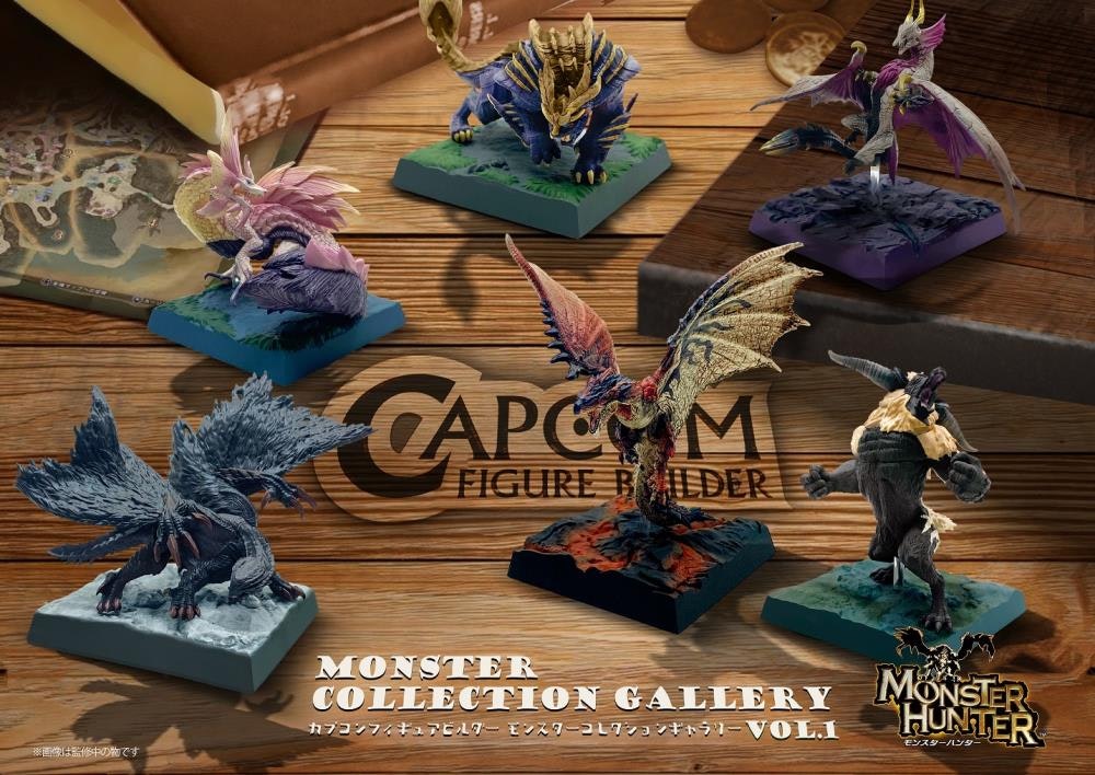 Monster Hunter Capcom Figure Builder Monster Collection Gallery Vol.1 Box of 6 Figures