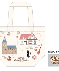 Studio Ghibli Tote Bag Kiki's Delivery Service Kiki's Town
