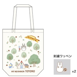 Studio Ghibli Tote Bag My Neighbor Totoro Totoro's Forest with Patch