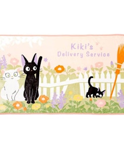 Studio Ghibli Fleece Blanket Kiki's Delivery Service Jiji & Lily Strawberry Arch 80 x 150 cm