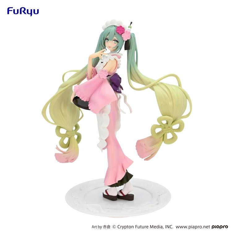Vocaloid SweetSweets Series Hatsune Miku (Matcha Green Tea Parfait Cherry Blossom Ver.) Exceed Creative Figure