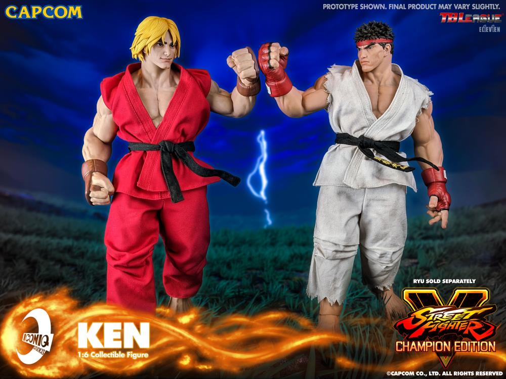 Street Fighter V Iconiq Gaming Series Ken 1/6 Scale Collectible Figure