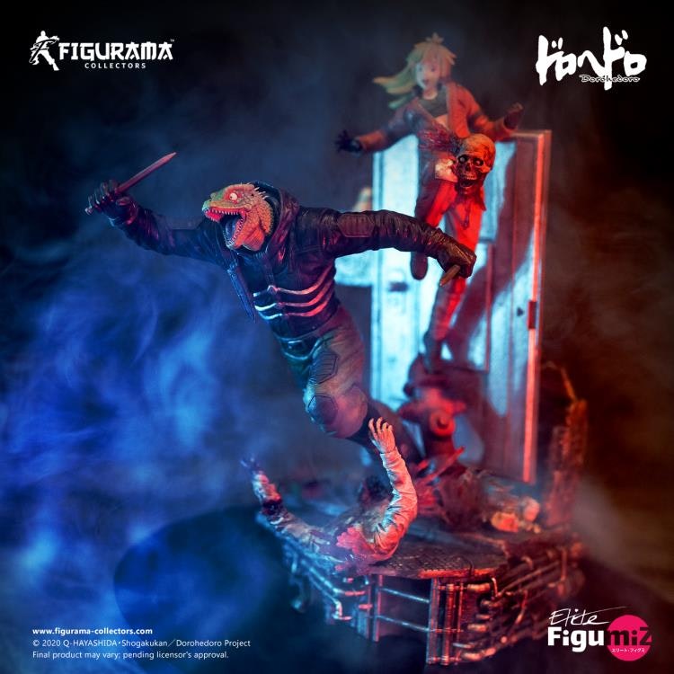 Dorohedoro Elite FigumiZ Caiman & Nikaido 1/8 Scale Limited Edition Statue