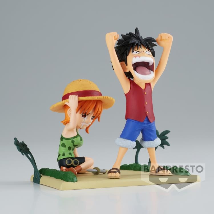 One Piece World Collectable Figure Log Stories Luffy & Nami