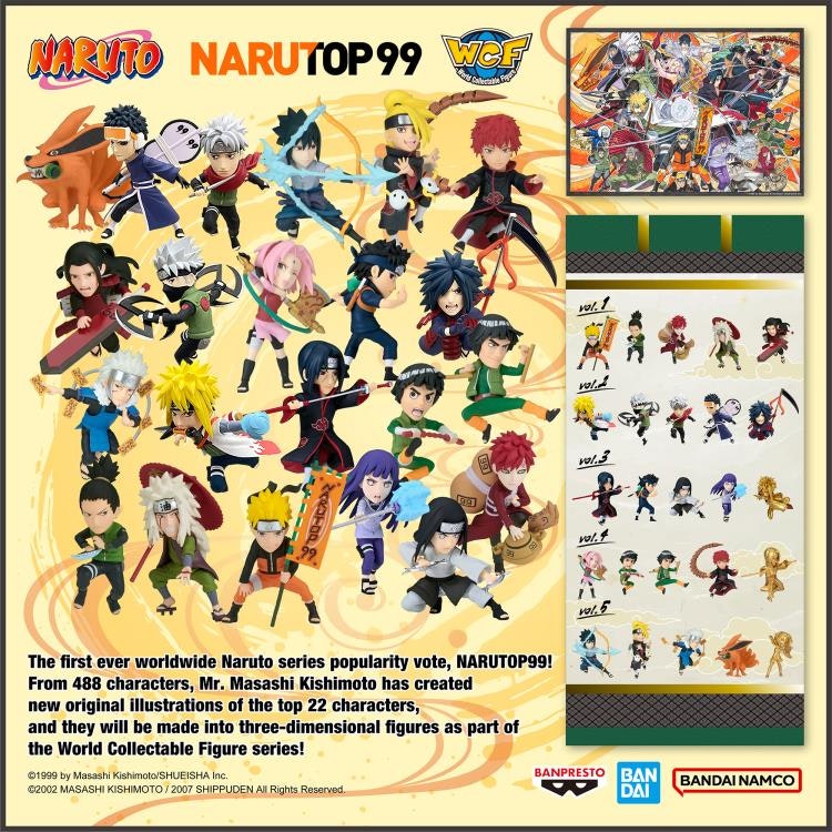 Naruto Shippuden WCF Narutop99 Vol.4 Set of 5 Figures