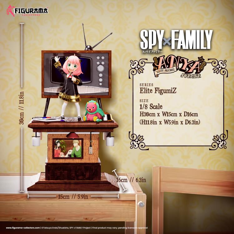 Spy x Family Elite FigumiZ The Forger Family 1/8 Scale Limited Edition Statue Set