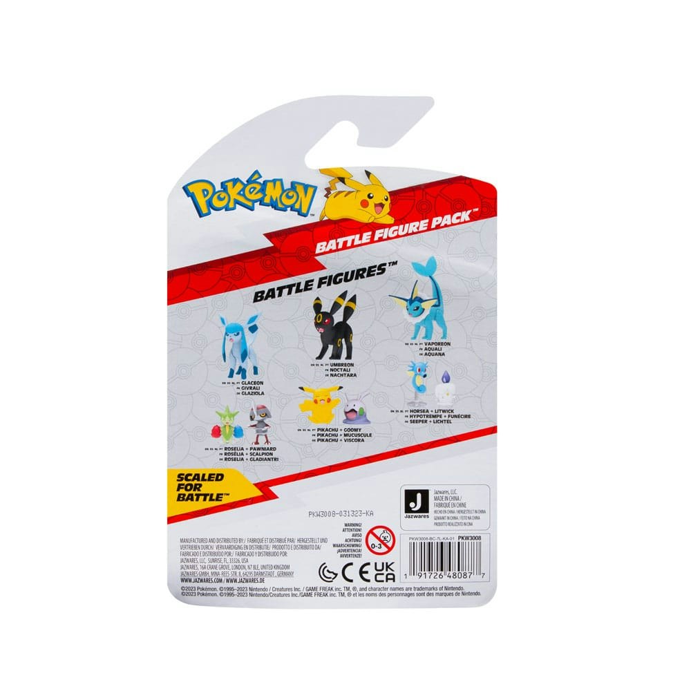 Pokémon Battle Figure Set Figure 2-Pack Litwick & Horsea