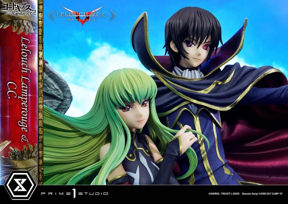 Code Geass: Lelouch of the Rebellion R2 Concept Masterline Lelouch Lamperouge & C.C. 1/6 Scale Statue (With Bonus)