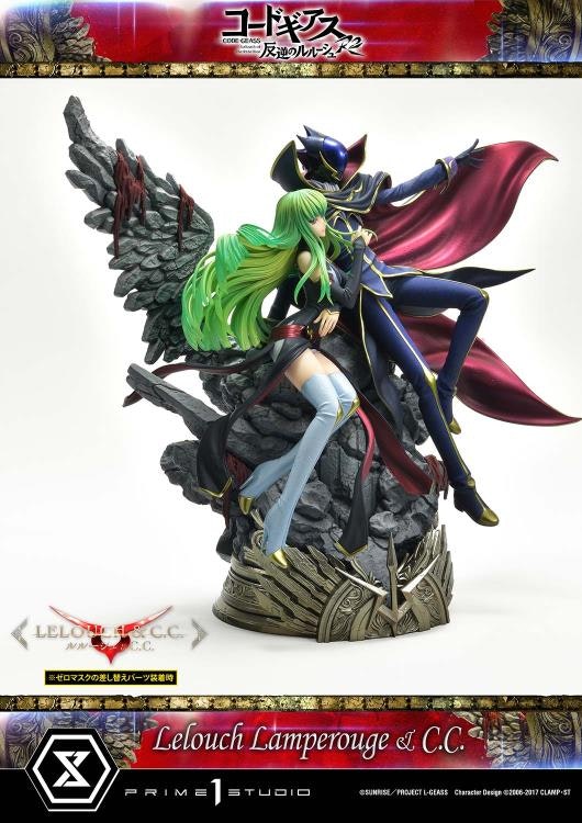 Code Geass: Lelouch of the Rebellion R2 Concept Masterline Lelouch Lamperouge & C.C. 1/6 Scale Statue (With Bonus)