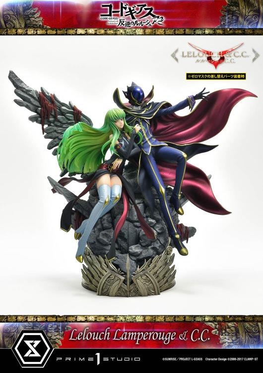 Code Geass: Lelouch of the Rebellion R2 Concept Masterline Lelouch Lamperouge & C.C. 1/6 Scale Statue (With Bonus)