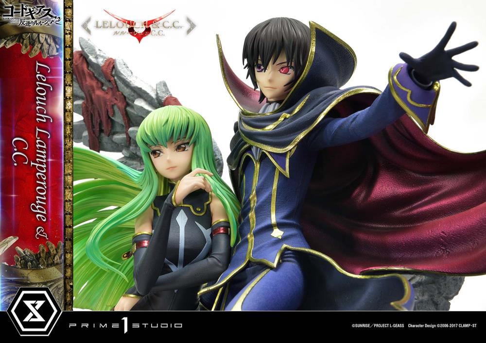 Code Geass: Lelouch of the Rebellion R2 Concept Masterline Lelouch Lamperouge & C.C. 1/6 Scale Statue (With Bonus)