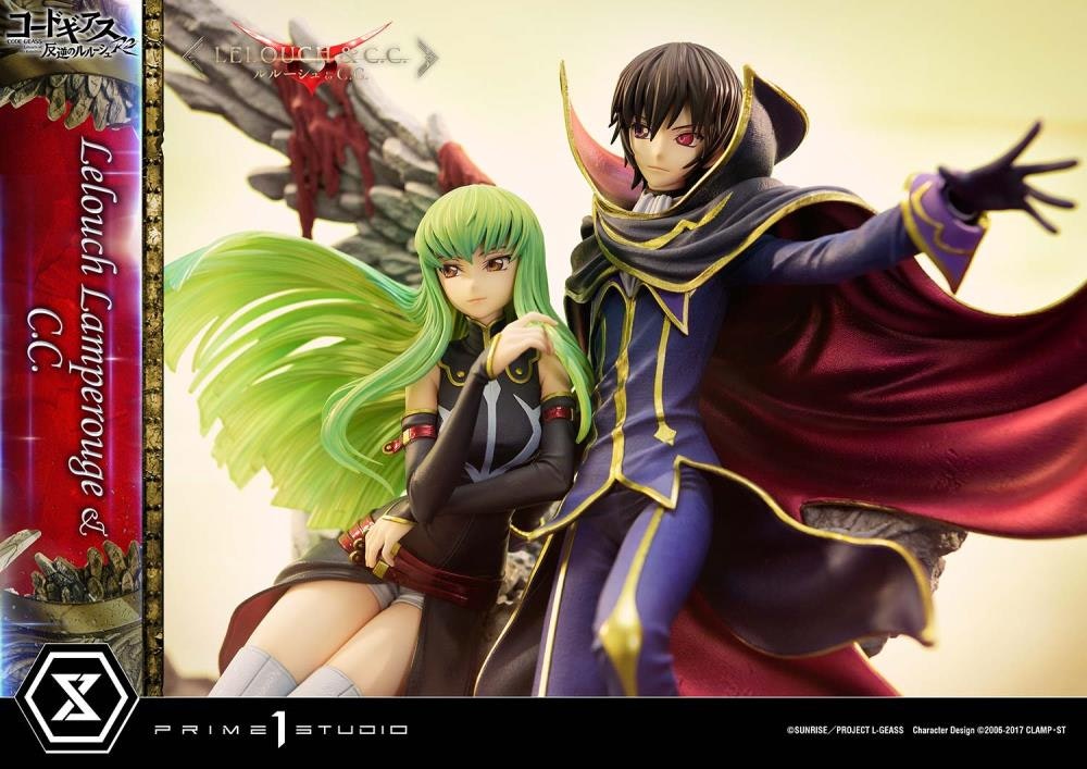 Code Geass: Lelouch of the Rebellion R2 Concept Masterline Lelouch Lamperouge & C.C. 1/6 Scale Statue (With Bonus)