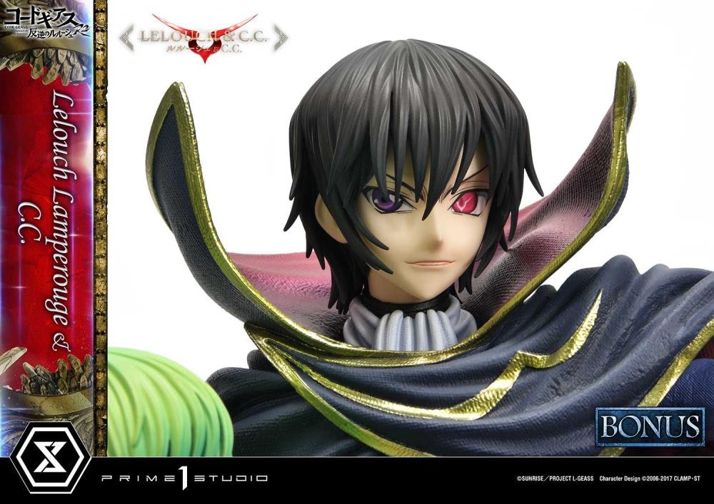 Code Geass: Lelouch of the Rebellion R2 Concept Masterline Lelouch Lamperouge & C.C. 1/6 Scale Statue (With Bonus)