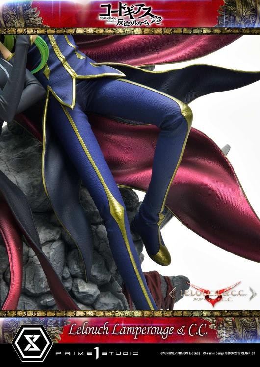 Code Geass: Lelouch of the Rebellion R2 Concept Masterline Lelouch Lamperouge & C.C. 1/6 Scale Statue (With Bonus)