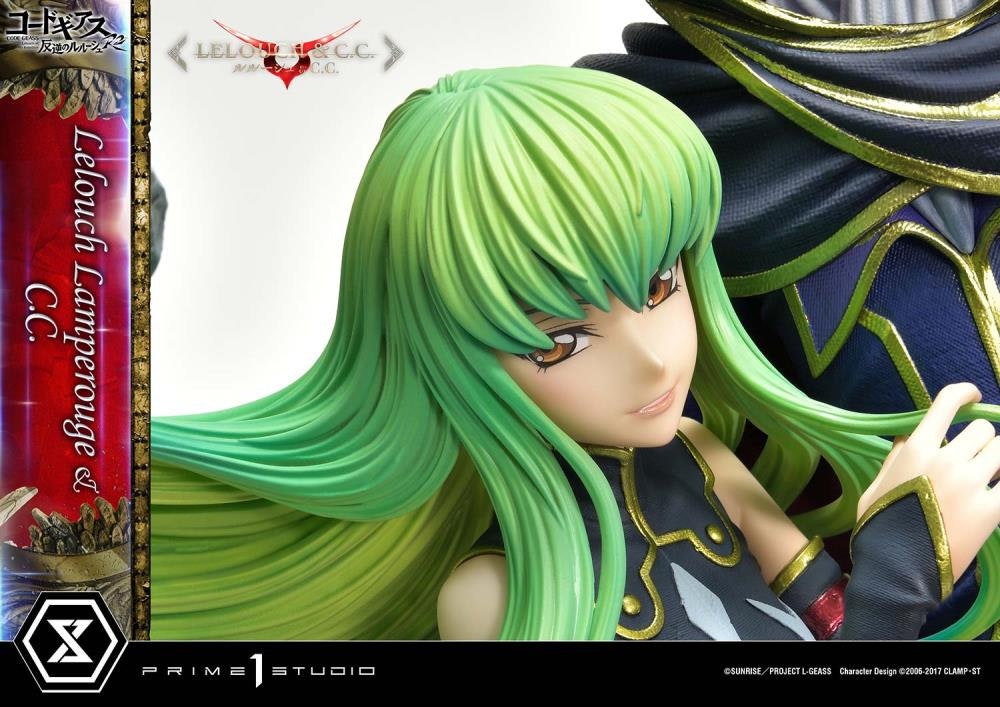 Code Geass: Lelouch of the Rebellion R2 Concept Masterline Lelouch Lamperouge & C.C. 1/6 Scale Statue (With Bonus)